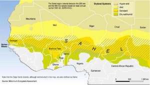 La mappa del Sahel