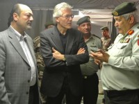 L’ambasciatore italiano in Giordania Patrizio Fondi visita il campo profughi di Zaatari