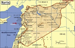 syria map