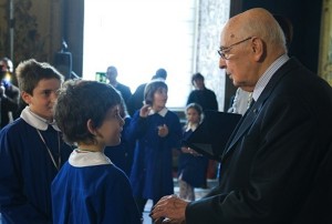 cerimonia di inaugurazione dell'anno scolastico al Quirinale