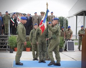 cambio al comando del 5° Reggimento AVES Rigel