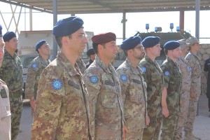 EUTM Somali- Mogadiscio- Elementi italiani dello staff durante la cerimonia