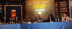 Un momento della presentazione di Brothers in Army