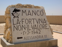 Pellegrinaggio in occasione dell’anniversario della Battaglia di El Alamein