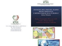 Avanzata dell’ISIS nel teatro medio orientale e ripercussioni sull’Europa e sull’Italia: a Roma presentazione Rapporto Icsa