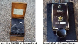 Macchina Enigma di A. Fucci e Tasto Safar di E. Chiarucci