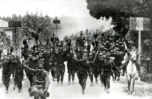 l'esercito marciava