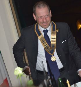 Il presidente del Rotary Club Roma Appia Antica, Alessandro Bani