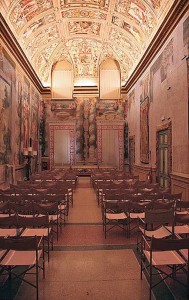 La Sala Zuccari a Palazzo Giustiniani