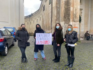 La protesta degli studenti dei Castelli Romani